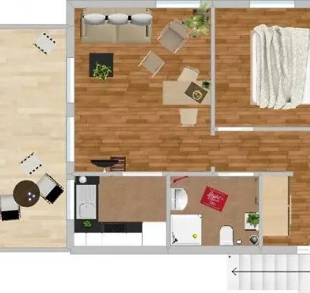 Villa Mit Balkon 500 M Bis Zum Vb *